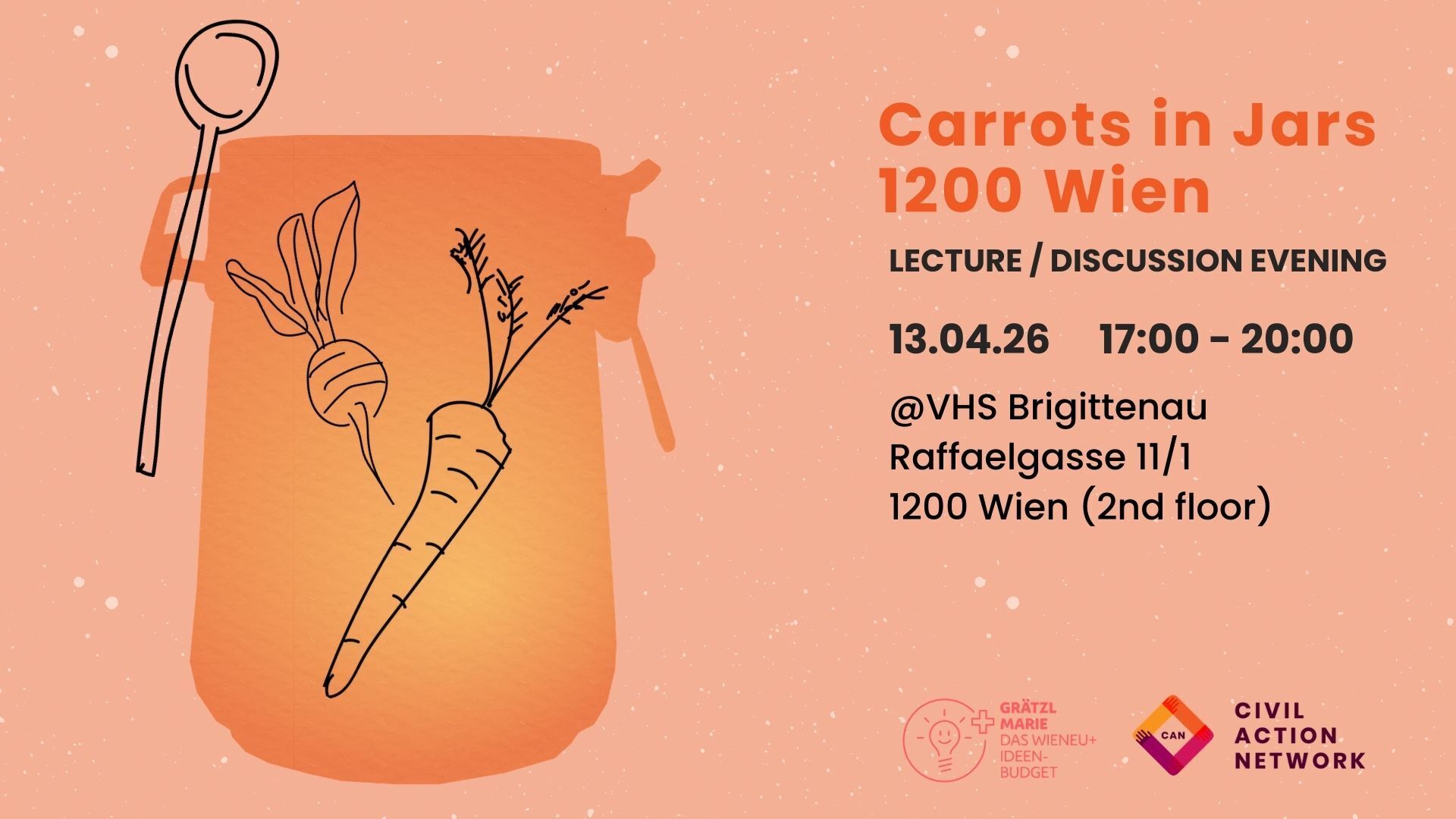 Carrots in Jars 1200 Wien Preservation Workshop