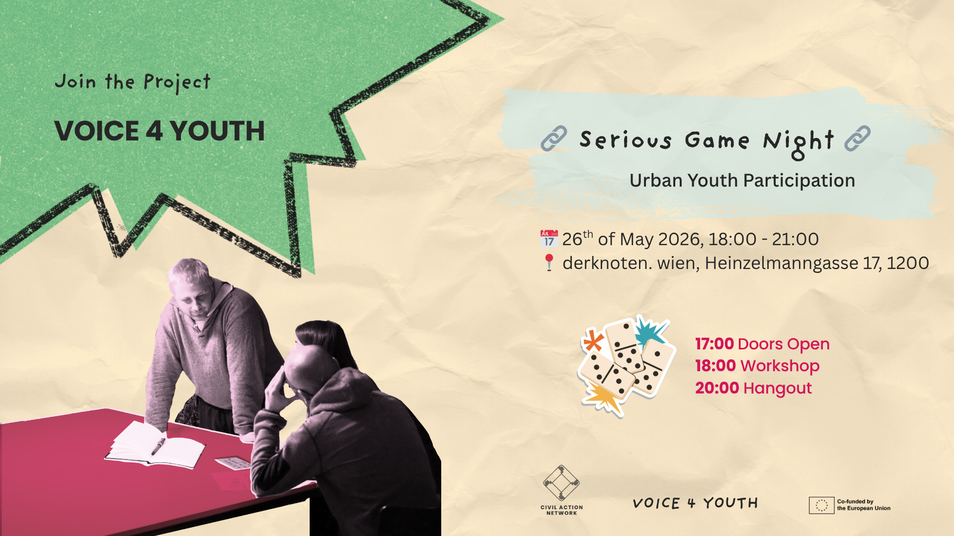 Serious Game Night: Urban Youth Participation