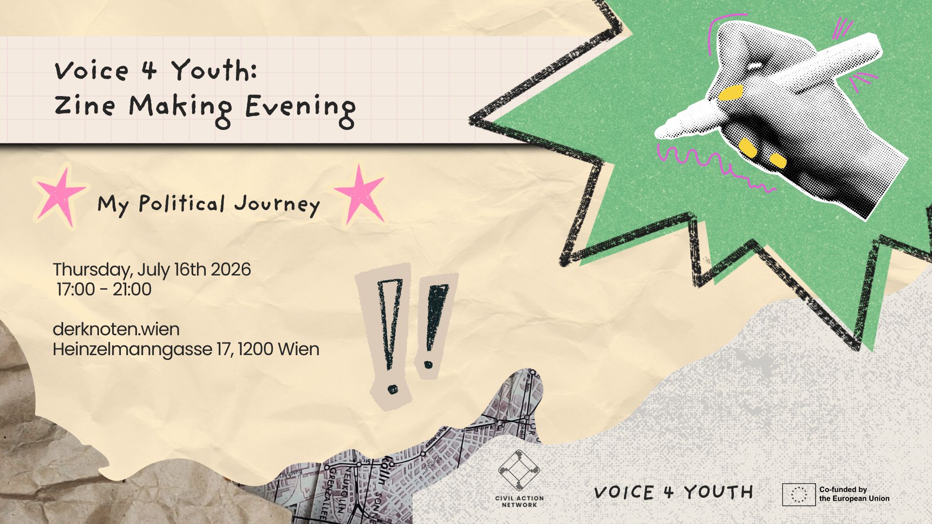 Voice 4 Youth – Zine Making Evening